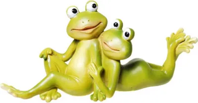 Produktbild von Frosch-Pärchen liegend