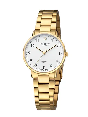 Image de Regent Montre Femme Bracelet métal Métal Montre analogique or URGM2305