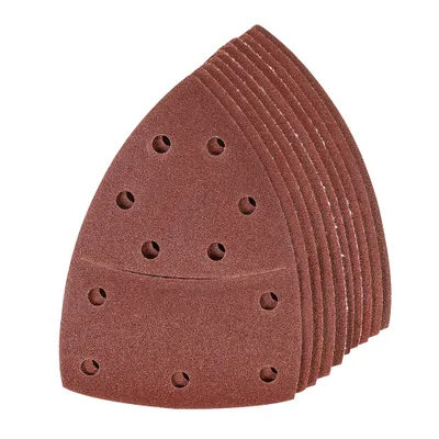 Produktbild von Klettschleifblätter für Multischleifer, 102 x 62 mm, 93 mm, 10er-Pckg. 120er-Körnung