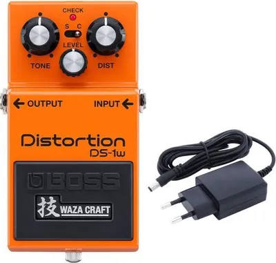 Image de Boss DS-1w Distortion Waza Edition Pédale avec adaptateur secteur