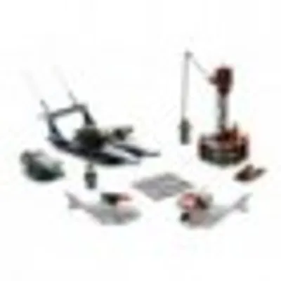 Produktbild von LEGO 8633 Mission 4: Rettung mit dem Speedboot LEGO Anzahl Teile: 328, Anzahl Minifiguren: 3, Anzahl Anleitungen: 2, Veröffentlicht in: 2008, Verpackungsmaße (lxbxh): 48 x 28.8 x 7.2 cm, Gewicht: 0.804 KG, Altersberatung: 7+, Thema: LEGO Agents, Zahl: 8633-1, UPC: 673419101950, EAN: 5702014516502