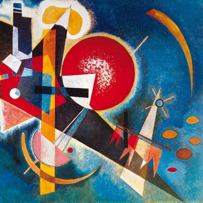Obrázek produktu pro Wassily Kandinsky Art Print Obraz - V modrém, 1925 (40 x 40 cm)