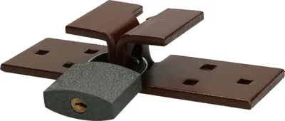 Zdjęcie produktu dla Zamek piwniczny KOTARBAU® 60x90 mm z kłódką Zamek masywny