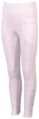 Produktbild von Harrys Horse Kinder Turnier Reitleggings Equitights Rookie weiß, Größe:152