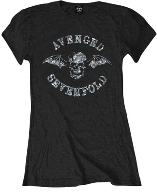 Produktbild von Avenged Sevenfold Death Bat (Embellished) Black S Damen T-Shirt