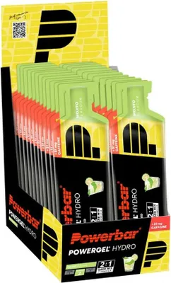 Zdjęcie produktu dla PowerBar PowerGel Hydro 24x67ml - Żel energetyczny o wysokiej zawartości węglowodanów + C2MAX + sód + 51mg kofeiny