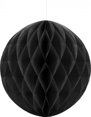 Immagine prodotto di Palla a nido d'ape nera 20 cm