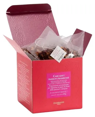Image de Dammann Frères, infusion aux fruits (aromatisée) - Carcadet Passion Frambois (20 sachets)