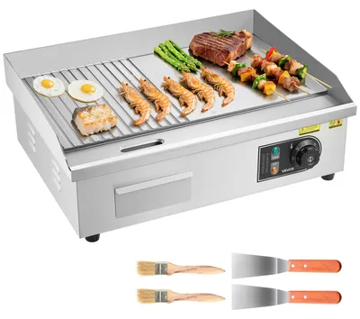 Produktbild von VEVOR Gewerbliche Elektrische Grillplatte, Tischgrillplatte Grillfläche, Elektro