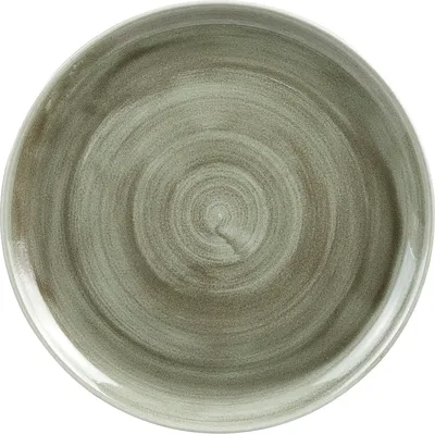 Obrázek produktu pro CHURCHILL Stonecast Burnished Green Teller flach, coup, ø: 324 mm