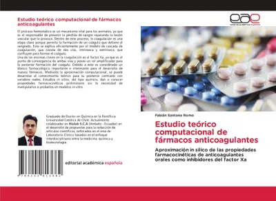 Produktbild von Estudio teórico computacional de fármacos anticoagulantes