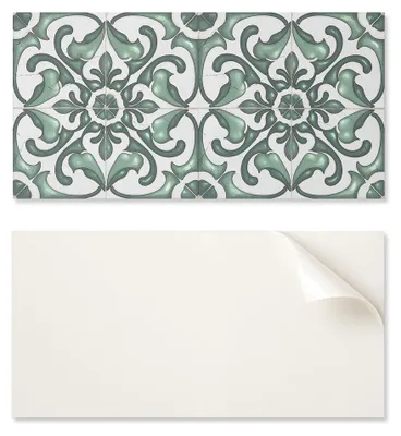 Image de Panneaux muraux adhésifs en vinyle pour couloirs, dimensions 120 x 60 cm, avec des motifs élégants