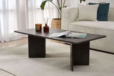 Immagine prodotto di Skye Decor, Sabin - Lumiere Black, tavolino, Lumiere Black, 100% pannello melaminico, 119 x 60 x 40 cm