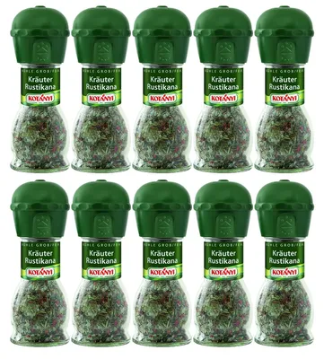Image de Kotanyi Herbes Rustikana en moulin Moulin à épices 48g paquet de 10