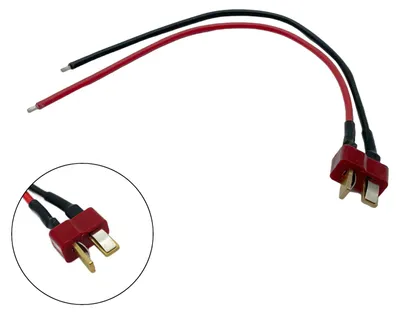 Zdjęcie produktu dla Uniwersalny Kabel Przewód Wtyk Deans T-Plug Męski 16,5 cm do Hulajnogi Elektrycznej