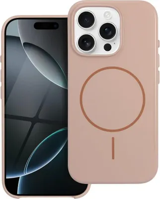 Imagen del producto de Funda brillante para iPhone 17 Pro Max, color dorado desierto, compatible con MagSafe