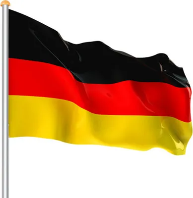 Produktbild von SWANEW Aluminium Fahnenmast 6,50m inkl Seilzug inkl Deutschlandfahne Flaggenmast Mast Flagge Alu