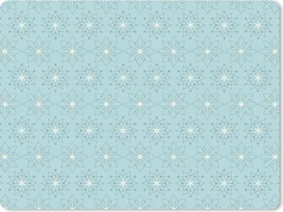 Produktbild von MuchoWow® Mauspad Mousepad Schneeflocken - Winter - Design - Sterne 23x19 cm - Mousepads - Maus Mat - Pad - Mausunterlage - Schreibtischunterlage - Mauspad