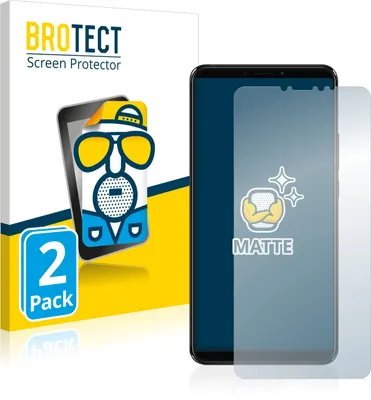 Produktbild von 2x BROTECT Schutzfolie für Xiaomi Mi Max 3 Displayschutz Displayschutzfolie Folie Matt Entspiegelungsfolie