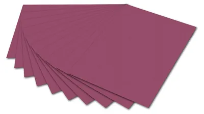 Produktbild von folia Tonpapier DIN A4 130 g/qm weinrot 100 Blatt