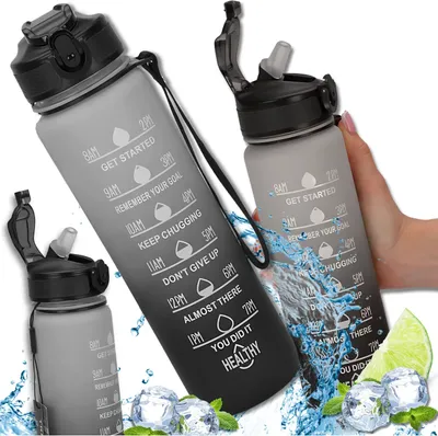 Image de Tressari Bouteille à boire Trevorr noir 1 l