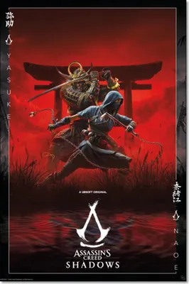 Produktbild von Assassin's Creed Poster Shadows Key Art 61 x 91,5 cm
