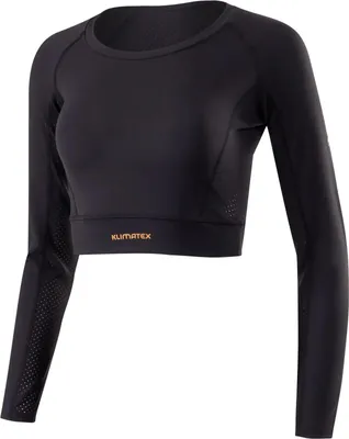 Productafbeelding van Dames croptop Klimatex Mera Zwart