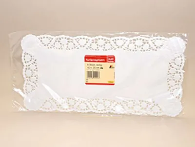 Obrázok produktu pre 6 štvorcových tortových podstavcov (špičky) 40 x 20 cm, v polyetylénovom vrecku