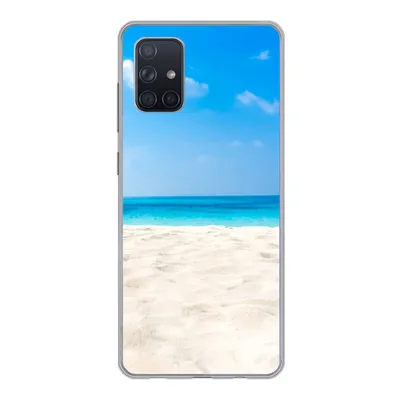 Produktbild von MuchoWow® Handyhülle Schutzhülle Hülle für Samsung Galaxy A51 Strand - Meer - Sand Silikon Softcase Handy Hülle - Schutzabdeckung