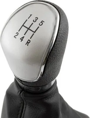 Immagine prodotto di Pomello cambio 5 marce argento per Ford Fiesta VII MK7 Focus II MK2