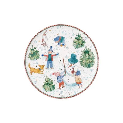 Produktbild von Hutschenreuther Sammelkollektion 2025 Weihnachtsspiele Teller flach 22cm