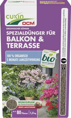 Produktbild von Cuxin DCM Spezialdünger für Balkon & Terrasse 1,5 kg