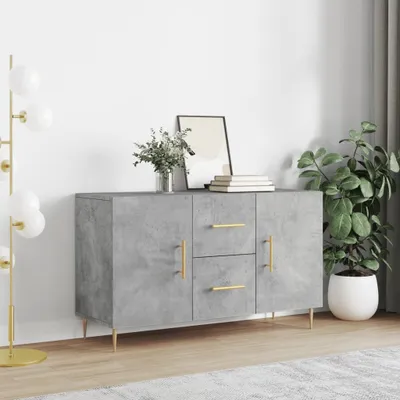 Produktbild von The Living Store Sideboard Betongrau 100x36x60 cm Holzwerkstoff