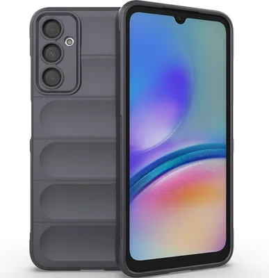 Produktbild von Handyhülle für Samsung Galaxy A05s Weich TPU Silikon Stossfest Anti-rutsch Hülle Dunkelgrau