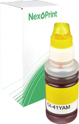 Produktbild von Druckerpatrone kompatibel zu Canon GI-41Y 4545C001 yellow Pixma G 3470 G 3460 G 3430 purple G 3430 pink G 3430