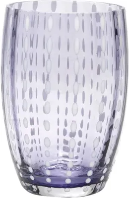 Produktbild von ZAFFERANO Perle Set 6 Gläser Tumbler Lavendel