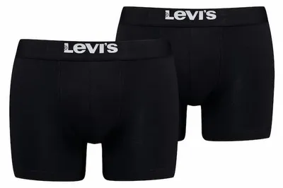 Produktbild von Herren Boxershorts solid 2er-Pack – Schwarz – S