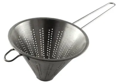 Konisches Edelstahl-Sieb Ø 20 cm, silber