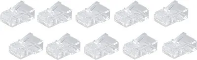 Produktbild von shiverpeaks BS72054-10, RJ-45, Transparent, Männlich, Gerade, 10 Stück(e)