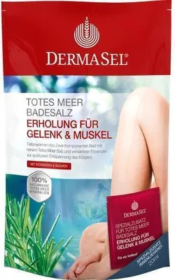 Produktbild von DERMASEL Totes Meer Badesalz+Gelenk&Muskel SPA