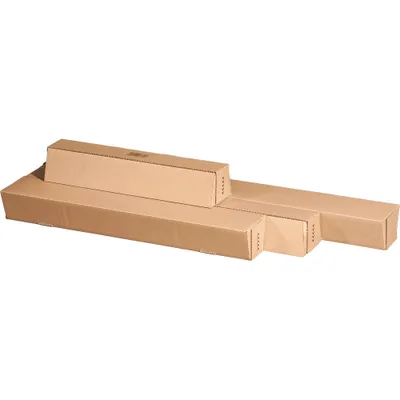 Produktbild von SENDPORORE® - Tube | Golfkarton | Trapez 435x75mm | Braun | 20 Teile