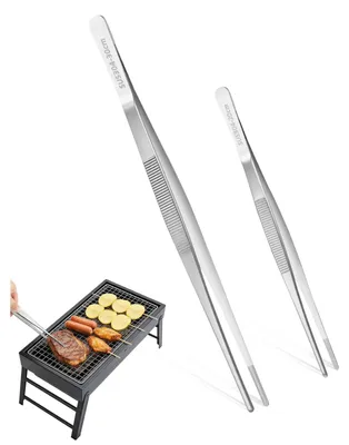Immagine prodotto di Pinza da cucina pinza da cucina pinza - 20 cm e 30 cm - Acciaio inox 304 - Argento - Per cucina e barbecue