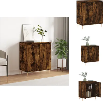 Image de vidaXL Sideboard chêne fumé 60x35x70 cm Bois composite - Sideboards