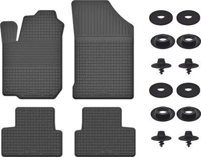 Produktbild von Gummimatten Mit Stoppern Für: Citroen C3 Pluriel (2003-2010) Schwarz Set