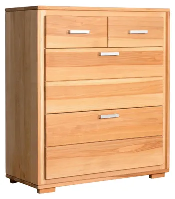 Produktbild von Schuhschrank Schuhkipper Genf 91 cm Kernbuche massiv geölt