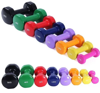 Obrázek produktu pro Činky vinylové Joerex 2 x 3,6 kg