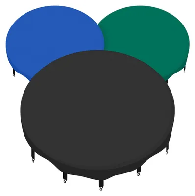 Trampolin-Abdeckplane 430 cm grün wetterfest PE