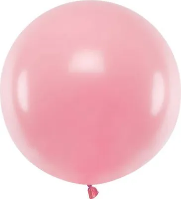 Zdjęcie produktu dla Balon lateksowy Gigant, Różowy, Pastel Baby Pink, 60cm, 1szt