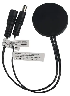 Produktbild von DC12V 24V Holzbrett Touch-Schalter LED-Licht Dimmregler geeignet für verdeckte Holzbrett Stein Kunststoff LED-Licht tou