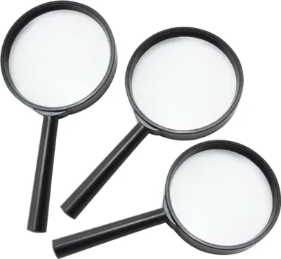 Produktbild von com-four® 3x Lupe - Lesehilfe aus Glas - beidseitig verwendbare Echtglaslupe - glasbruchgeschütztes Vergrößerungsglas - Handlupe